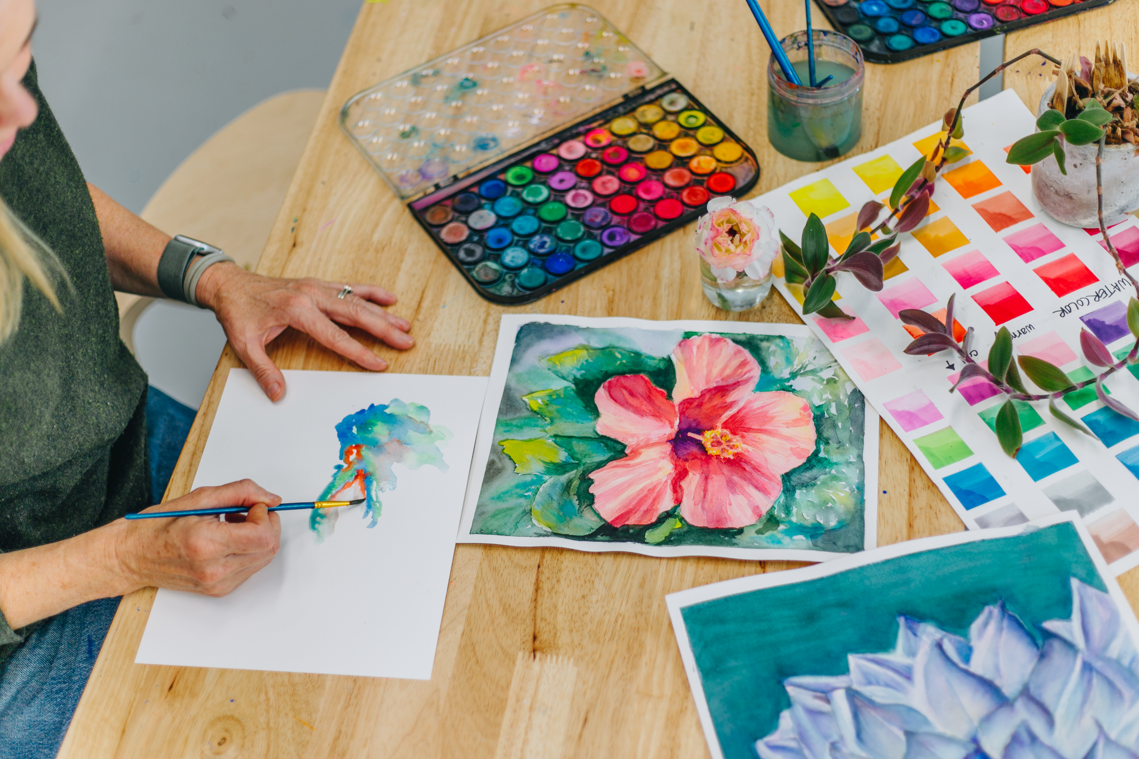 Adult watercolor